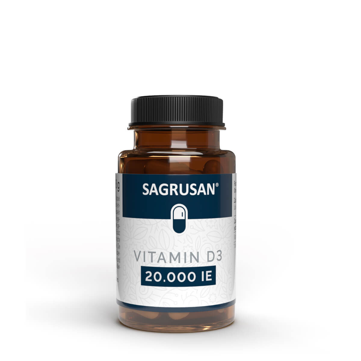 Vitamin D3, 20.000 IE - 20 Kapseln